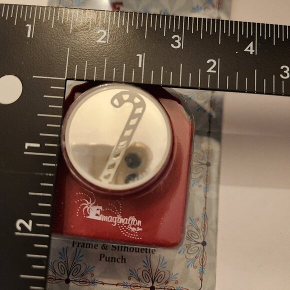 Candy Cane Hole Punch Emagination paper Scrapbook Christmas Holiday - Picture 5 of 6